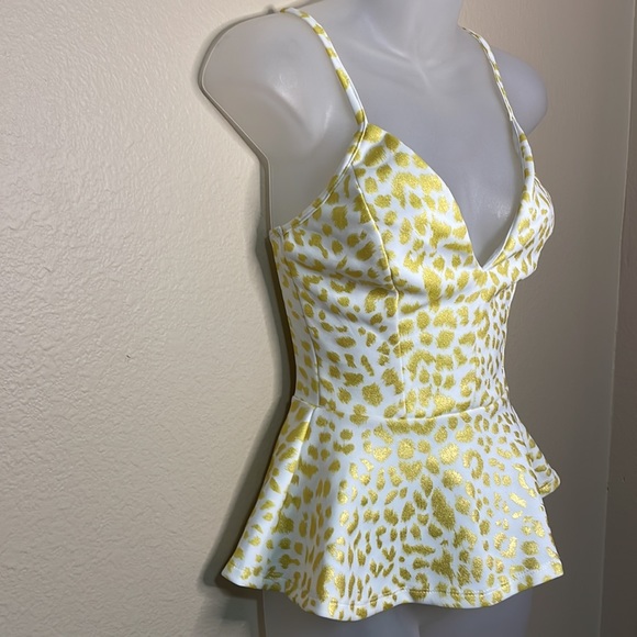 Arden B peplum top XS NWT - Picture 4 of 9